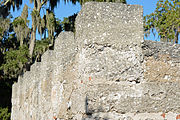 Fort Frederica National Monument, including the fort and town of Frederica ruins This is an image of a place or building that is listed on the National Register of Historic Places in the United States of America. Its reference number is 66000065.