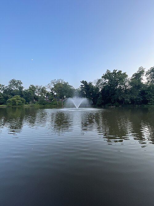 Evening at Victor Crowell Park, commonly referred to as Duck Pond