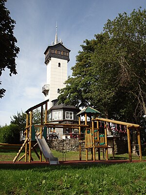 Kirchberg with Froebel Tower and playground