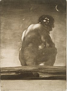 Francisco Goya, Seated Giant, 1818