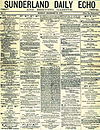 The first edition of the Echo - on 22 December 1873