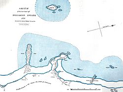 An 1828 map of the Fullarton Estate.[7]