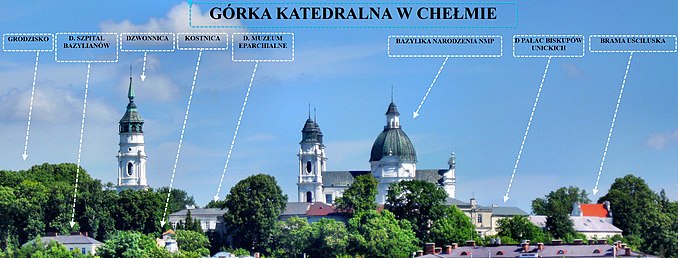 Górka Katedralna w Chełmie, widok od południa.jpg