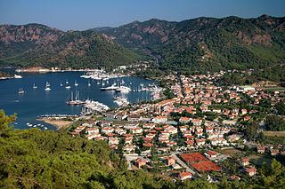 <span class="mw-page-title-main">Göcek, Fethiye</span> Town in Aegean, Turkey