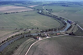 Göta Canal Waterway in southern Sweden