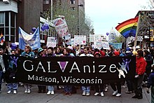 The GALVAnize march on May 6, 1989 GALVAnize, Madison, Wisconsin - (01).jpg