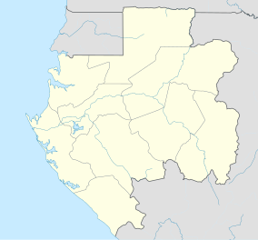 Peta memperlihatkan letak Taman Nasional Minkébé