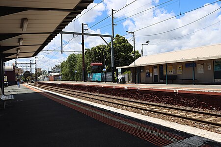 Glenhuntly Northbound View