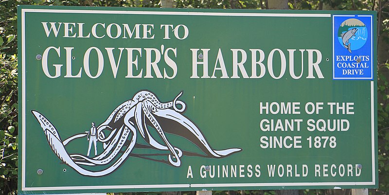 File:Glover's Harbour welcome sign.jpg