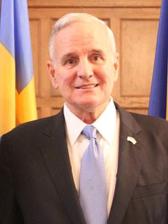 <span class="mw-page-title-main">Mark Dayton</span> 40th Governor of Minnesota; former United States Senator from Minnesota