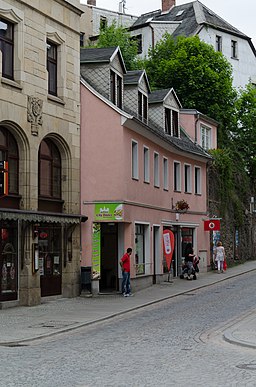 Schloßbergstraße in Greiz