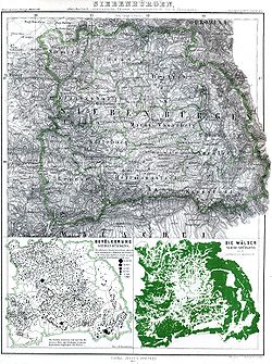 Map of the Great Principality of Transylvania (1857)