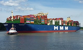 HMM Algeciras South Korean container ship