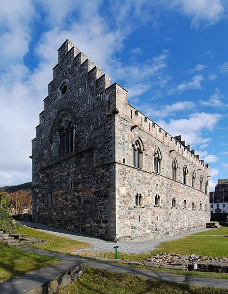 Haakon's Hall in Bergen, constructed in the mid-13th century.