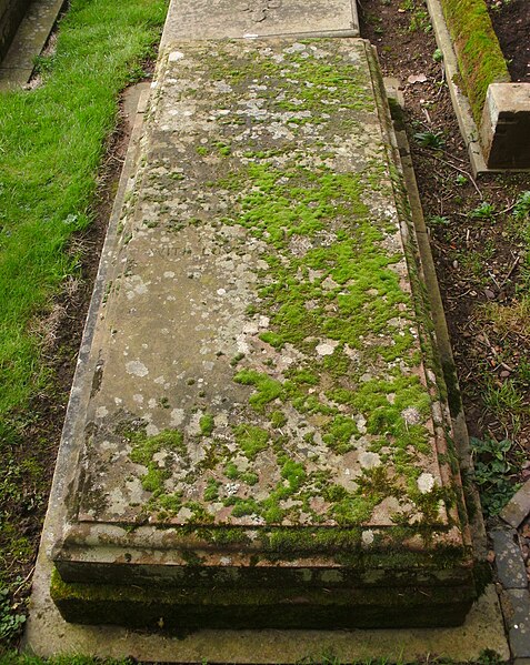 St John the Baptist Church, Hagley, grave of John Lyttelton, 9th Viscount Cobham (1881–1949)