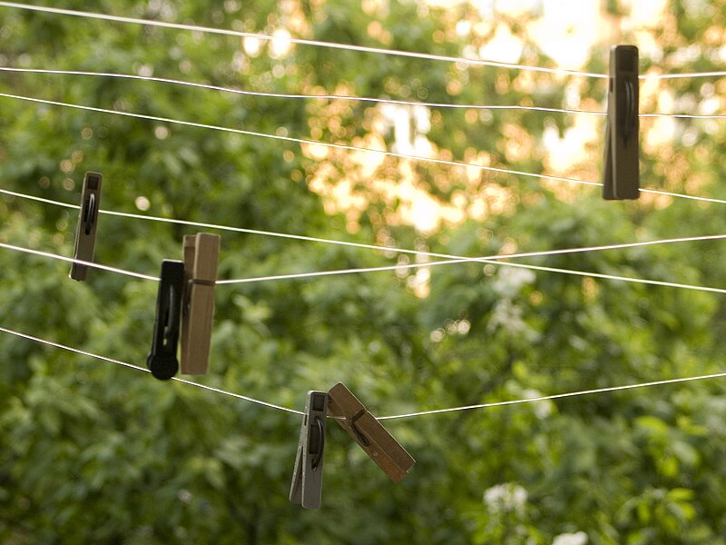 File:Hanging clothes pegs.jpg