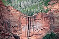 Hanging valley & Navajo Sandstone (Lower Jurassic; Timber Top Mountain, Kolob Canyons, Zion National Park, Utah, USA) 1 (8423925973).jpg