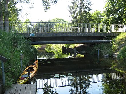 The Havel in Blankenförde is navigable to canoes and light craft only