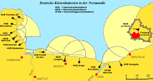 Heeresbatterien-Normandie