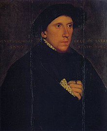 Henry Howard, hrabě ze Surrey, c.  1542 od Hanse Holbeina