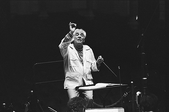 Conducting the Concertgebouw Orchestra, 1985