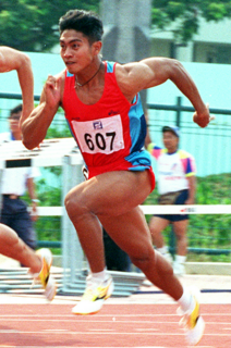 <span class="mw-page-title-main">Muhamad Hosni Muhamad</span> Singaporean track and field sprinter and coach