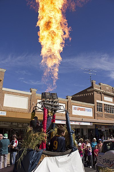 File:Hot air balloons in the SunRice Festival parade in Pine Ave (15).jpg