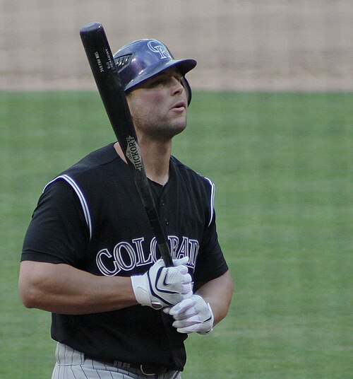 Holliday on the field in 2007