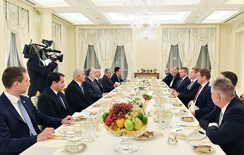 File:Ilham Aliyev, Prime Minister of Slovakia Peter Pellegrini held expanded meeting, 2018 02.jpg