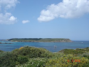 Illa d'en Colom from the east coast of Menorca