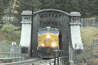 <span class="mw-page-title-main">Moffat Tunnel</span> Rail tunnel in Colorado, USA