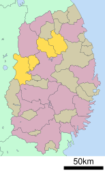 Iwate - Carte