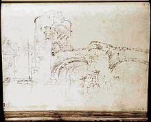 Sketch by J. M. W. Turner, 1795 JMW Turner sketch of Monnow Bridge.jpg