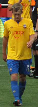 caption=Ward-Prowse playing for Southampton in 2012