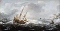 „Laivai audringoje jūroje prie uolėto kranto“ (Halvilo muziejus, Stokholmas)