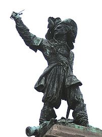 Statua di Jean Bart a Dunkerque