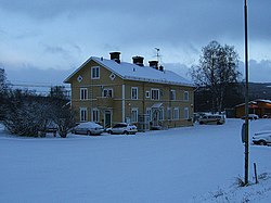 Järpen Stasiun Kereta api di bulan desember 2005