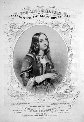 <span class="mw-page-title-main">Jeanie with the Light Brown Hair</span> Parlor song by Stephen Foster