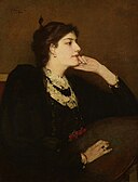 1889 Lady Octavia Shaw-Stewart by John Lavery (Glasgow Museums