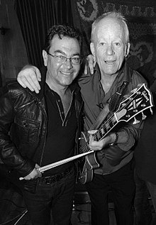 Bob Weston (right) in 2011 with Culture Club's Jon Moss