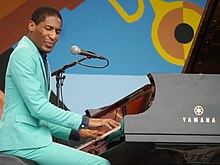 Batiste plays at the 2014 Monterey Jazz Festival