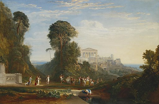 Joseph Mallord William Turner - The Temple of Jupiter Panellenius Restored, 1816