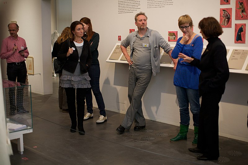 File:Jurgen Bey gave a tour of the exhibition "the seven deadly sins" during the Design edit-a-thon 2 (2).jpg