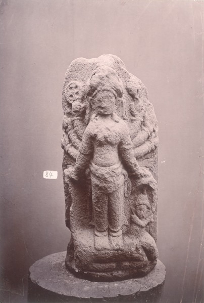 File:KITLV 87586 - Isidore van Kinsbergen - Sculpture of Durga from the Dijeng plateau - Before 1900.tif