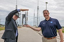 Tory Bruno with former NASA Administrator Jim Bridenstine KSC-20200728-PH-JBS01 0205.jpg