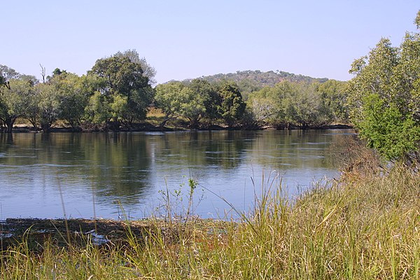 Kafue River, Chamufumbu, near Lubungu Pontoon, Zambia