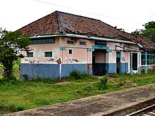 Bangunan eks Stasiun Kaliwedi, 2012