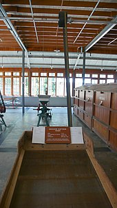 Tea making equipment, Ceylon Tea Museum, Kandy. Kandy Tea Museum.jpg