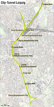 Vorschaubild für City-Tunnel Leipzig