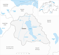 Map of Einsiedeln